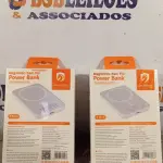 LOTE 089 - 02 CARREGADORES MAGNÉTICO SEM FIO PORTÁTIL 5000. (NOVO) (NO ESTADO) ATENÇÃO! FAZER A VISITAÇÃO ANTES DE ARREMATAR, NÃO SABEMOS SE FUNCIONA. LEILÃO NÃO TEM GARANTIA E NEM DEVOLUÇÃO, SUJEITO A POSSÍVEIS AVARIAS VISÍVEIS/OCULTAS E/OU AUSÊNCIA DE COMPONENTES.