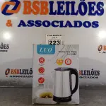 LOTE 223 - 01 CHALEIRA ELÉTRICA DE 2.3L. (NOVO) (NO ESTADO) ATENÇÃO! FAZER A VISITAÇÃO ANTES DE ARREMATAR, NÃO SABEMOS SE FUNCIONA. LEILÃO NÃO TEM GARANTIA E NEM DEVOLUÇÃO, SUJEITO A POSSÍVEIS AVARIAS VISÍVEIS/OCULTAS E/OU AUSÊNCIA DE COMPONENTES.