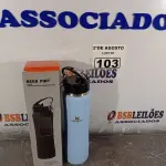 LOTE 103 - 01 GARRAFA TÉRMICA 750ML. (NOVO) (NO ESTADO) ATENÇÃO! FAZER A VISITAÇÃO ANTES DE ARREMATAR, NÃO SABEMOS SE FUNCIONA. LEILÃO NÃO TEM GARANTIA E NEM DEVOLUÇÃO, SUJEITO A POSSÍVEIS AVARIAS VISÍVEIS/OCULTAS E/OU AUSÊNCIA DE COMPONENTES.