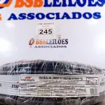 LOTE 245 - 01 CABO FLEXÍVEL DE FIO DE 100M 1X10,00MM² PRETO. (NOVO) (NO ESTADO) ATENÇÃO! FAZER A VISITAÇÃO ANTES DE ARREMATAR, NÃO SABEMOS SE FUNCIONA. LEILÃO NÃO TEM GARANTIA E NEM DEVOLUÇÃO, SUJEITO A POSSÍVEIS AVARIAS VISÍVEIS/OCULTAS E/OU AUSÊNCIA DE COMPONENTES.