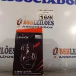 LOTE 169 - 01 MOUSE GAMER. (NOVO) (NO ESTADO) ATENÇÃO! FAZER A VISITAÇÃO ANTES DE ARREMATAR, NÃO SABEMOS SE FUNCIONA. LEILÃO NÃO TEM GARANTIA E NEM DEVOLUÇÃO, SUJEITO A POSSÍVEIS AVARIAS VISÍVEIS/OCULTAS E/OU AUSÊNCIA DE COMPONENTES.