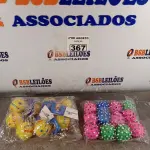 LOTE 367 - 01 LOTE COM VÁRIAS BOLINHAS PARA CÃES E GATOS. (NOVO) (NO ESTADO) ATENÇÃO! FAZER A VISITAÇÃO ANTES DE ARREMATAR, NÃO SABEMOS SE FUNCIONA. LEILÃO NÃO TEM GARANTIA E NEM DEVOLUÇÃO, SUJEITO A POSSÍVEIS AVARIAS VISÍVEIS/OCULTAS E/OU AUSÊNCIA DE COMPONENTES.
