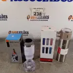 LOTE 238 - 01 COPO BEER PINTS DE 420ML E 01 GARRAFA TÉRMICA. (NOVO) (NO ESTADO) ATENÇÃO! FAZER A VISITAÇÃO ANTES DE ARREMATAR, NÃO SABEMOS SE FUNCIONA. LEILÃO NÃO TEM GARANTIA E NEM DEVOLUÇÃO, SUJEITO A POSSÍVEIS AVARIAS VISÍVEIS/OCULTAS E/OU AUSÊNCIA DE COMPONENTES.