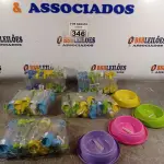 LOTE 346 - 01 LOTE COM BEBEDOUROS PARA PASSARINHO E COMEDOUROS PARA GATOS. (NO ESTADO) ATENÇÃO! FAZER A VISITAÇÃO ANTES DE ARREMATAR, NÃO SABEMOS SE FUNCIONA. LEILÃO NÃO TEM GARANTIA E NEM DEVOLUÇÃO, SUJEITO A POSSÍVEIS AVARIAS VISÍVEIS/OCULTAS E/OU AUSÊNCIA DE COMPONENTES.