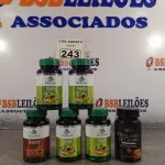 LOTE 243 - 01 LOTE COM 06 SUPLEMENTOS, SENDO 05 FLORA REAL E 01 BIOKLEIN. (NOVO) (NO ESTADO) ATENÇÃO! FAZER A VISITAÇÃO ANTES DE ARREMATAR, NÃO SABEMOS SE FUNCIONA. LEILÃO NÃO TEM GARANTIA E NEM DEVOLUÇÃO, SUJEITO A POSSÍVEIS AVARIAS VISÍVEIS/OCULTAS E/OU AUSÊNCIA DE COMPONENTES.