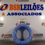 LOTE 260 - 01 CABO FLEXÍVEL DE FIO DE 100M 1X4,00MM² AZUL. (NOVO) (NO ESTADO) ATENÇÃO! FAZER A VISITAÇÃO ANTES DE ARREMATAR, NÃO SABEMOS SE FUNCIONA. LEILÃO NÃO TEM GARANTIA E NEM DEVOLUÇÃO, SUJEITO A POSSÍVEIS AVARIAS VISÍVEIS/OCULTAS E/OU AUSÊNCIA DE COMPONENTES.
