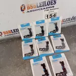 LOTE 154 - 08 DOC FLEX CONECTOR DE CARGA USB 7 PLUS PRETO. (NOVO) (NO ESTADO) ATENÇÃO! FAZER A VISITAÇÃO ANTES DE ARREMATAR, NÃO SABEMOS SE FUNCIONA. LEILÃO NÃO TEM GARANTIA E NEM DEVOLUÇÃO, SUJEITO A POSSÍVEIS AVARIAS VISÍVEIS/OCULTAS E/OU AUSÊNCIA DE COMPONENTES.