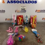 LOTE 342 - 01 LOTE COM VÁRIOS BRINQUEDOS PARA PET. (NOVO) (NO ESTADO) ATENÇÃO! FAZER A VISITAÇÃO ANTES DE ARREMATAR, NÃO SABEMOS SE FUNCIONA. LEILÃO NÃO TEM GARANTIA E NEM DEVOLUÇÃO, SUJEITO A POSSÍVEIS AVARIAS VISÍVEIS/OCULTAS E/OU AUSÊNCIA DE COMPONENTES.