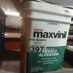 LOTE 397 - 01 BALDE DE TINTA ACRÍLICA MAXIVINIL ACRÍLICO FOSCA 18L. (NO ESTADO) ATENÇÃO! FAZER A VISITAÇÃO ANTES DE ARREMATAR, NÃO SABEMOS SE FUNCIONA. LEILÃO NÃO TEM GARANTIA E NEM DEVOLUÇÃO, SUJEITO A POSSÍVEIS AVARIAS VISÍVEIS/OCULTAS E/OU AUSÊNCIA DE COMPONENTES.