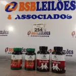 LOTE 254 - 04 SUPLEMENTOS FLORA REAL. (NOVO) (NO ESTADO) ATENÇÃO! FAZER A VISITAÇÃO ANTES DE ARREMATAR, NÃO SABEMOS SE FUNCIONA. LEILÃO NÃO TEM GARANTIA E NEM DEVOLUÇÃO, SUJEITO A POSSÍVEIS AVARIAS VISÍVEIS/OCULTAS E/OU AUSÊNCIA DE COMPONENTES.