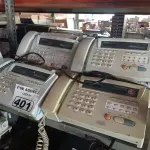 LOTE 401 - 01 LOTE COM VÁRIOS APARELHOS DE FAX MARCAS E MODELOS DIVERSOS. (NO ESTADO) ATENÇÃO! FAZER A VISITAÇÃO ANTES DE ARREMATAR, NÃO SABEMOS SE FUNCIONA. LEILÃO NÃO TEM GARANTIA E NEM DEVOLUÇÃO, SUJEITO A POSSÍVEIS AVARIAS VISÍVEIS/OCULTAS E/OU AUSÊNCIA DE COMPONENTES.