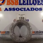LOTE 155 - 01 CABO FLEXÍVEL DE FIO DE100M 1X4MM² NA COR CINZA. (NOVO) (NO ESTADO) ATENÇÃO! FAZER A VISITAÇÃO ANTES DE ARREMATAR, NÃO SABEMOS SE FUNCIONA. LEILÃO NÃO TEM GARANTIA E NEM DEVOLUÇÃO, SUJEITO A POSSÍVEIS AVARIAS VISÍVEIS/OCULTAS E/OU AUSÊNCIA DE COMPONENTES.