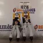 LOTE 078 - 02 ALICATES ALTA PRESSÃO, SENDO 01 PARA CORTE 6” E 01 DE 8”. (NOVO) (NO ESTADO) ATENÇÃO! FAZER A VISITAÇÃO ANTES DE ARREMATAR, NÃO SABEMOS SE FUNCIONA. LEILÃO NÃO TEM GARANTIA E NEM DEVOLUÇÃO, SUJEITO A POSSÍVEIS AVARIAS VISÍVEIS/OCULTAS E/OU AUSÊNCIA DE COMPONENTES.