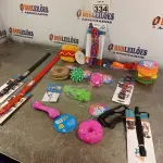 LOTE 334 - 01 LOTE COM VÁRIOS BRINQUEDOS PARA PET. (NOVO) (NO ESTADO) ATENÇÃO! FAZER A VISITAÇÃO ANTES DE ARREMATAR, NÃO SABEMOS SE FUNCIONA. LEILÃO NÃO TEM GARANTIA E NEM DEVOLUÇÃO, SUJEITO A POSSÍVEIS AVARIAS VISÍVEIS/OCULTAS E/OU AUSÊNCIA DE COMPONENTES.