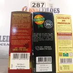 LOTE 287 - 03 EXTRATOS DE PRÓPOLIS. (NOVO) (NO ESTADO) ATENÇÃO! FAZER A VISITAÇÃO ANTES DE ARREMATAR, NÃO SABEMOS SE FUNCIONA. LEILÃO NÃO TEM GARANTIA E NEM DEVOLUÇÃO, SUJEITO A POSSÍVEIS AVARIAS VISÍVEIS/OCULTAS E/OU AUSÊNCIA DE COMPONENTES.
