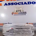 LOTE 275 - 01 CABO FLEXÍVEL DE FIO DE 100M 1X2,50MM² BRANCO. (NOVO) (NO ESTADO) ATENÇÃO! FAZER A VISITAÇÃO ANTES DE ARREMATAR, NÃO SABEMOS SE FUNCIONA. LEILÃO NÃO TEM GARANTIA E NEM DEVOLUÇÃO, SUJEITO A POSSÍVEIS AVARIAS VISÍVEIS/OCULTAS E/OU AUSÊNCIA DE COMPONENTES.