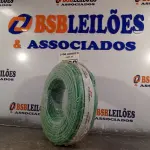 LOTE 200 - 01 CABO FLEXÍVEL DE FIO DE 100M 1X10,00MM² VERDE. (NOVO) (NO ESTADO) ATENÇÃO! FAZER A VISITAÇÃO ANTES DE ARREMATAR, NÃO SABEMOS SE FUNCIONA. LEILÃO NÃO TEM GARANTIA E NEM DEVOLUÇÃO, SUJEITO A POSSÍVEIS AVARIAS VISÍVEIS/OCULTAS E/OU AUSÊNCIA DE COMPONENTES.