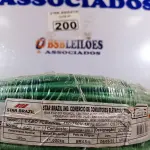LOTE 200 - 01 CABO FLEXÍVEL DE FIO DE 100M 1X10,00MM² VERDE. (NOVO) (NO ESTADO) ATENÇÃO! FAZER A VISITAÇÃO ANTES DE ARREMATAR, NÃO SABEMOS SE FUNCIONA. LEILÃO NÃO TEM GARANTIA E NEM DEVOLUÇÃO, SUJEITO A POSSÍVEIS AVARIAS VISÍVEIS/OCULTAS E/OU AUSÊNCIA DE COMPONENTES.