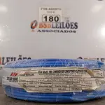 LOTE 180 - 01 CABO FLEXÍVEL DE FIO DE 100M 1X4,00MM² NA COR AZUL. (NOVO) (NO ESTADO) ATENÇÃO! FAZER A VISITAÇÃO ANTES DE ARREMATAR, NÃO SABEMOS SE FUNCIONA. LEILÃO NÃO TEM GARANTIA E NEM DEVOLUÇÃO, SUJEITO A POSSÍVEIS AVARIAS VISÍVEIS/OCULTAS E/OU AUSÊNCIA DE COMPONENTES.