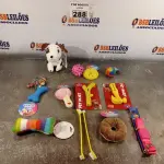 LOTE 288 - 01 LOTE COM VÁRIOS BRINQUEDOS PARA PET. (NOVO) (NO ESTADO) ATENÇÃO! FAZER A VISITAÇÃO ANTES DE ARREMATAR, NÃO SABEMOS SE FUNCIONA. LEILÃO NÃO TEM GARANTIA E NEM DEVOLUÇÃO, SUJEITO A POSSÍVEIS AVARIAS VISÍVEIS/OCULTAS E/OU AUSÊNCIA DE COMPONENTES.
