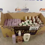 LOTE 393 - 01 KIT COM PERFUMES, AROMATIZADOR DE AMBIENTE E GEL PARA MASSAGEM. (NO ESTADO) ATENÇÃO! FAZER A VISITAÇÃO ANTES DE ARREMATAR, NÃO SABEMOS SE FUNCIONA. LEILÃO NÃO TEM GARANTIA E NEM DEVOLUÇÃO, SUJEITO A POSSÍVEIS AVARIAS VISÍVEIS/OCULTAS E/OU AUSÊNCIA DE COMPONENTES.