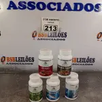 LOTE 213 - 05 SUPLEMENTOS FLORA REAL. (NOVO) (NO ESTADO) ATENÇÃO! FAZER A VISITAÇÃO ANTES DE ARREMATAR, NÃO SABEMOS SE FUNCIONA. LEILÃO NÃO TEM GARANTIA E NEM DEVOLUÇÃO, SUJEITO A POSSÍVEIS AVARIAS VISÍVEIS/OCULTAS E/OU AUSÊNCIA DE COMPONENTES.