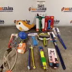 LOTE 341 - 01 LOTE COM VÁRIOS BRINQUEDOS PARA PET. (NOVO) (NO ESTADO) ATENÇÃO! FAZER A VISITAÇÃO ANTES DE ARREMATAR, NÃO SABEMOS SE FUNCIONA. LEILÃO NÃO TEM GARANTIA E NEM DEVOLUÇÃO, SUJEITO A POSSÍVEIS AVARIAS VISÍVEIS/OCULTAS E/OU AUSÊNCIA DE COMPONENTES.