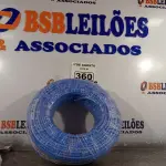 LOTE 360 - 01 CABO FLEXÍVEL DE FIO DE 100M 1X10,00MM² AZUL. (NOVO) (NO ESTADO) ATENÇÃO! FAZER A VISITAÇÃO ANTES DE ARREMATAR, NÃO SABEMOS SE FUNCIONA. LEILÃO NÃO TEM GARANTIA E NEM DEVOLUÇÃO, SUJEITO A POSSÍVEIS AVARIAS VISÍVEIS/OCULTAS E/OU AUSÊNCIA DE COMPONENTES.