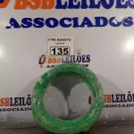 LOTE 135 - 01 CABO FLEXÍVEL DE FIO DE100M 1X2,5MM² NA COR VERDE. (NOVO) (NO ESTADO) ATENÇÃO! FAZER A VISITAÇÃO ANTES DE ARREMATAR, NÃO SABEMOS SE FUNCIONA. LEILÃO NÃO TEM GARANTIA E NEM DEVOLUÇÃO, SUJEITO A POSSÍVEIS AVARIAS VISÍVEIS/OCULTAS E/OU AUSÊNCIA DE COMPONENTES.