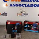 LOTE 177 - 02 IPAQ HP, SENDO 01 MODELO 110 E 01 MODELO 111. (NO ESTADO) ATENÇÃO! FAZER A VISITAÇÃO ANTES DE ARREMATAR, NÃO SABEMOS SE FUNCIONA. LEILÃO NÃO TEM GARANTIA E NEM DEVOLUÇÃO, SUJEITO A POSSÍVEIS AVARIAS VISÍVEIS/OCULTAS E/OU AUSÊNCIA DE COMPONENTES.
