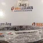 LOTE 345 - 01 CABO FLEXÍVEL DE FIO DE 100M 1X2,50MM² PRETO. (NOVO) (NO ESTADO) ATENÇÃO! FAZER A VISITAÇÃO ANTES DE ARREMATAR, NÃO SABEMOS SE FUNCIONA. LEILÃO NÃO TEM GARANTIA E NEM DEVOLUÇÃO, SUJEITO A POSSÍVEIS AVARIAS VISÍVEIS/OCULTAS E/OU AUSÊNCIA DE COMPONENTES.