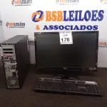 LOTE 176 - 01 CPU HP E 01 MONITOR. (NO ESTADO) ATENÇÃO! FAZER A VISITAÇÃO ANTES DE ARREMATAR, NÃO SABEMOS SE FUNCIONA. LEILÃO NÃO TEM GARANTIA E NEM DEVOLUÇÃO, SUJEITO A POSSÍVEIS AVARIAS VISÍVEIS/OCULTAS E/OU AUSÊNCIA DE COMPONENTES.