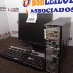 LOTE 296 - 01 CPU HP, 01 MONITOR E 01 TECLADO. (NO ESTADO) ATENÇÃO! FAZER A VISITAÇÃO ANTES DE ARREMATAR, NÃO SABEMOS SE FUNCIONA. LEILÃO NÃO TEM GARANTIA E NEM DEVOLUÇÃO, SUJEITO A POSSÍVEIS AVARIAS VISÍVEIS/OCULTAS E/OU AUSÊNCIA DE COMPONENTES.