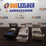 LOTE 334 - 03 IMPRESSORAS TÉRMICAS. (NO ESTADO) ATENÇÃO! FAZER A VISITAÇÃO ANTES DE ARREMATAR, NÃO SABEMOS SE FUNCIONA. LEILÃO NÃO TEM GARANTIA E NEM DEVOLUÇÃO, SUJEITO A POSSÍVEIS AVARIAS VISÍVEIS/OCULTAS E/OU AUSÊNCIA DE COMPONENTES.