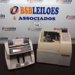 LOTE 145 - 02 CONTADORAS DE CÉDULAS. (NO ESTADO) ATENÇÃO! FAZER A VISITAÇÃO ANTES DE ARREMATAR, NÃO SABEMOS SE FUNCIONA. LEILÃO NÃO TEM GARANTIA E NEM DEVOLUÇÃO, SUJEITO A POSSÍVEIS AVARIAS VISÍVEIS/OCULTAS E/OU AUSÊNCIA DE COMPONENTES.