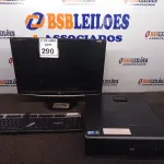 LOTE 290 - 01 CPU HP, 01 MONITOR E 01 TECLADO. (NO ESTADO) ATENÇÃO! FAZER A VISITAÇÃO ANTES DE ARREMATAR, NÃO SABEMOS SE FUNCIONA. LEILÃO NÃO TEM GARANTIA E NEM DEVOLUÇÃO, SUJEITO A POSSÍVEIS AVARIAS VISÍVEIS/OCULTAS E/OU AUSÊNCIA DE COMPONENTES.