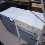 LOTE 349 - 01 MÁQUINA DE LAVAR ROUPAS CONTINENTAL E 01 SECADORA DE ROUPAS BRASTEMP. (NO ESTADO) ATENÇÃO! FAZER A VISITAÇÃO ANTES DE ARREMATAR, NÃO SABEMOS SE FUNCIONA. LEILÃO NÃO TEM GARANTIA E NEM DEVOLUÇÃO, SUJEITO A POSSÍVEIS AVARIAS VISÍVEIS/OCULTAS E/OU AUSÊNCIA DE COMPONENTES.