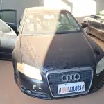 LOTE 506 - AUDI A4 1.8 TURBO, 2006/2007. TETO SOLAR, MULTITRONIC, TODAS ARO 18, COMPLETO. HOMOCINÉTICA ESQUERDA E TRIZETA QUEBRADA. (NO ESTADO)
