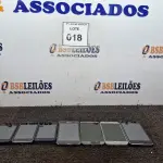 LOTE 018 - 07 APARELHOS CELULARES  TOUCH. (NO ESTADO) ATENÇÃO! FAZER A VISITAÇÃO ANTES DE ARREMATAR, NÃO SABEMOS SE FUNCIONA. LEILÃO NÃO TEM GARANTIA E NEM DEVOLUÇÃO, SUJEITO A POSSÍVEIS AVARIAS VISÍVEIS/OCULTAS E/OU AUSÊNCIA DE COMPONENTES.