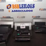LOTE 289 - 06 IMPRESSORAS HP OFFICEJET100. (NO ESTADO) ATENÇÃO! FAZER A VISITAÇÃO ANTES DE ARREMATAR, NÃO SABEMOS SE FUNCIONA. LEILÃO NÃO TEM GARANTIA E NEM DEVOLUÇÃO, SUJEITO A POSSÍVEIS AVARIAS VISÍVEIS/OCULTAS E/OU AUSÊNCIA DE COMPONENTES.