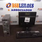 LOTE 326 - 01 CPU LENOVO, 01 MONITOR E 01 TECLADO. (NO ESTADO) ATENÇÃO! FAZER A VISITAÇÃO ANTES DE ARREMATAR, NÃO SABEMOS SE FUNCIONA. LEILÃO NÃO TEM GARANTIA E NEM DEVOLUÇÃO, SUJEITO A POSSÍVEIS AVARIAS VISÍVEIS/OCULTAS E/OU AUSÊNCIA DE COMPONENTES.