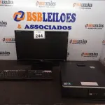 LOTE 244 - 01 CPU HP, 01 MONITOR E TECLADO. (NO ESTADO) ATENÇÃO! FAZER A VISITAÇÃO ANTES DE ARREMATAR, NÃO SABEMOS SE FUNCIONA. LEILÃO NÃO TEM GARANTIA E NEM DEVOLUÇÃO, SUJEITO A POSSÍVEIS AVARIAS VISÍVEIS/OCULTAS E/OU AUSÊNCIA DE COMPONENTES.