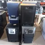 LOTE 184 - 01 LOTE COM CAIXAS DE SOM. (NO ESTADO) ATENÇÃO! FAZER A VISITAÇÃO ANTES DE ARREMATAR, NÃO SABEMOS SE FUNCIONA. LEILÃO NÃO TEM GARANTIA E NEM DEVOLUÇÃO, SUJEITO A POSSÍVEIS AVARIAS VISÍVEIS/OCULTAS E/OU AUSÊNCIA DE COMPONENTES.