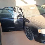 LOTE 506 - AUDI A4 1.8 TURBO, 2006/2007. TETO SOLAR, MULTITRONIC, TODAS ARO 18, COMPLETO. HOMOCINÉTICA ESQUERDA E TRIZETA QUEBRADA. (NO ESTADO)