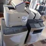 LOTE 212 - 01 LOTE COM IMPRESSORAS E SCANNER’S DIVERSOS. (NO ESTADO) ATENÇÃO! FAZER A VISITAÇÃO ANTES DE ARREMATAR, NÃO SABEMOS SE FUNCIONA. LEILÃO NÃO TEM GARANTIA E NEM DEVOLUÇÃO, SUJEITO A POSSÍVEIS AVARIAS VISÍVEIS/OCULTAS E/OU AUSÊNCIA DE COMPONENTES.