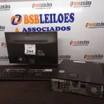 LOTE 244 - 01 CPU HP, 01 MONITOR E TECLADO. (NO ESTADO) ATENÇÃO! FAZER A VISITAÇÃO ANTES DE ARREMATAR, NÃO SABEMOS SE FUNCIONA. LEILÃO NÃO TEM GARANTIA E NEM DEVOLUÇÃO, SUJEITO A POSSÍVEIS AVARIAS VISÍVEIS/OCULTAS E/OU AUSÊNCIA DE COMPONENTES.