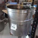 LOTE 336 - 01 LIXEIRA EM INOX. (NO ESTADO) ATENÇÃO! FAZER A VISITAÇÃO ANTES DE ARREMATAR, NÃO SABEMOS SE FUNCIONA. LEILÃO NÃO TEM GARANTIA E NEM DEVOLUÇÃO, SUJEITO A POSSÍVEIS AVARIAS VISÍVEIS/OCULTAS E/OU AUSÊNCIA DE COMPONENTES.