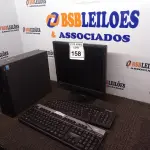 LOTE 158 - 01 CPU HP E 01 MONITOR COM TECLADO. (NO ESTADO) ATENÇÃO! FAZER A VISITAÇÃO ANTES DE ARREMATAR, NÃO SABEMOS SE FUNCIONA. LEILÃO NÃO TEM GARANTIA E NEM DEVOLUÇÃO, SUJEITO A POSSÍVEIS AVARIAS VISÍVEIS/OCULTAS E/OU AUSÊNCIA DE COMPONENTES.