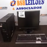 LOTE 196 - 01 CPU ITAUTEC E 01 MONITOR COM TECLADO. (NO ESTADO) ATENÇÃO! FAZER A VISITAÇÃO ANTES DE ARREMATAR, NÃO SABEMOS SE FUNCIONA. LEILÃO NÃO TEM GARANTIA E NEM DEVOLUÇÃO, SUJEITO A POSSÍVEIS AVARIAS VISÍVEIS/OCULTAS E/OU AUSÊNCIA DE COMPONENTES.