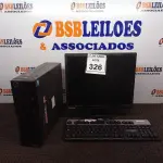 LOTE 326 - 01 CPU LENOVO, 01 MONITOR E 01 TECLADO. (NO ESTADO) ATENÇÃO! FAZER A VISITAÇÃO ANTES DE ARREMATAR, NÃO SABEMOS SE FUNCIONA. LEILÃO NÃO TEM GARANTIA E NEM DEVOLUÇÃO, SUJEITO A POSSÍVEIS AVARIAS VISÍVEIS/OCULTAS E/OU AUSÊNCIA DE COMPONENTES.